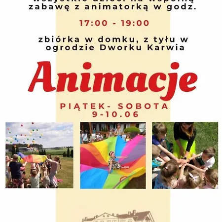 Kompleks wypoczynkowy Dworek Wiosenna 8 Karwia