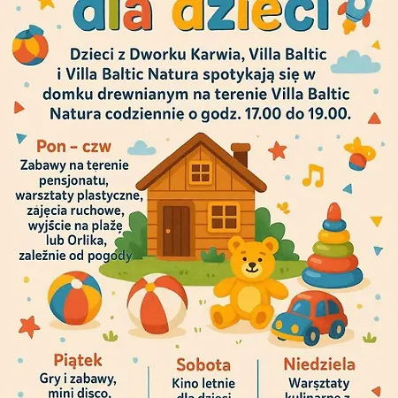 Dworek Wiosenna 8 Kompleks wypoczynkowy