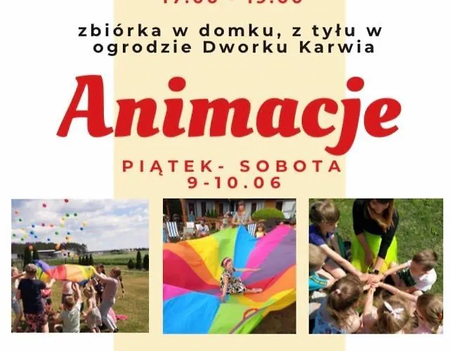 База отдыха Dworek Wiosenna 8 Карвиа